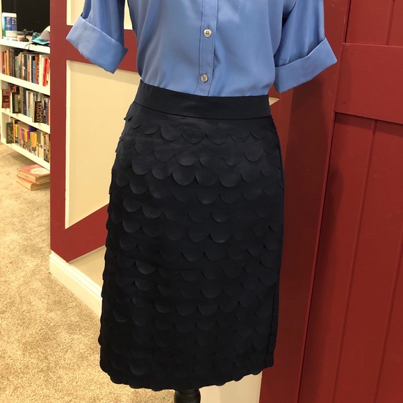 Jaclyn Smith Dresses & Skirts - Midi Navy Blue Skirt